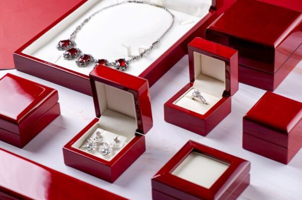 Fashion Gift Box Simple Portable Hexagon Shaped Wood Jewelry Box Wedding  Holder | eBay